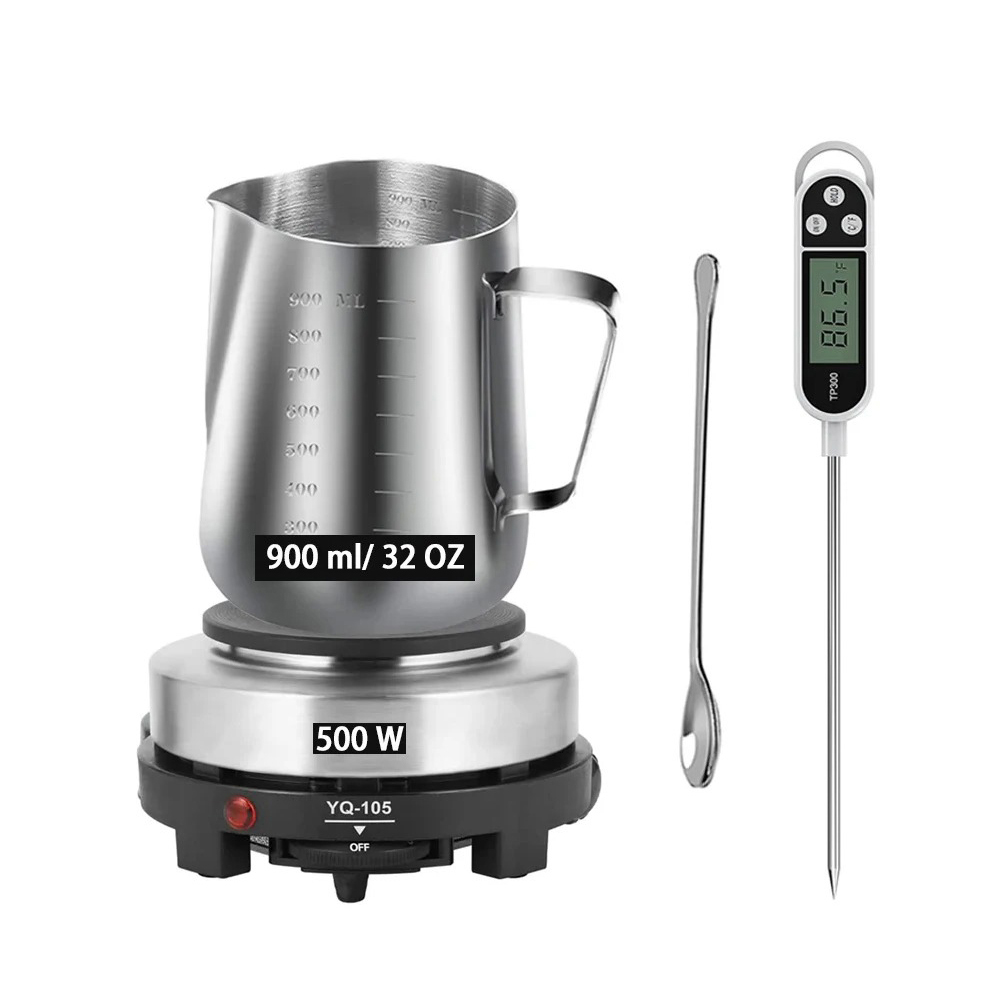 Candle Making Pot - Gemos Kaarsenmaak Benodigdheden Gereedschapset, Kaarsenmaakset Gietpot