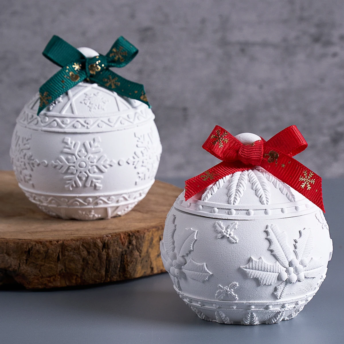 Candle Making Kit Xmas - Kerst Ronde Bal Kaars Pot Siliconen