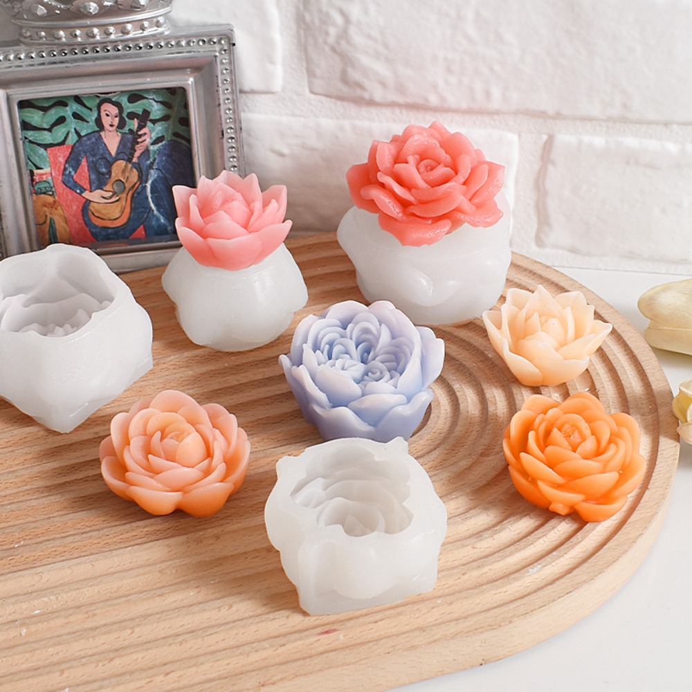3D Rose Kaars Siliconen Mal Re - Candle Making Austin recensie en prijs
