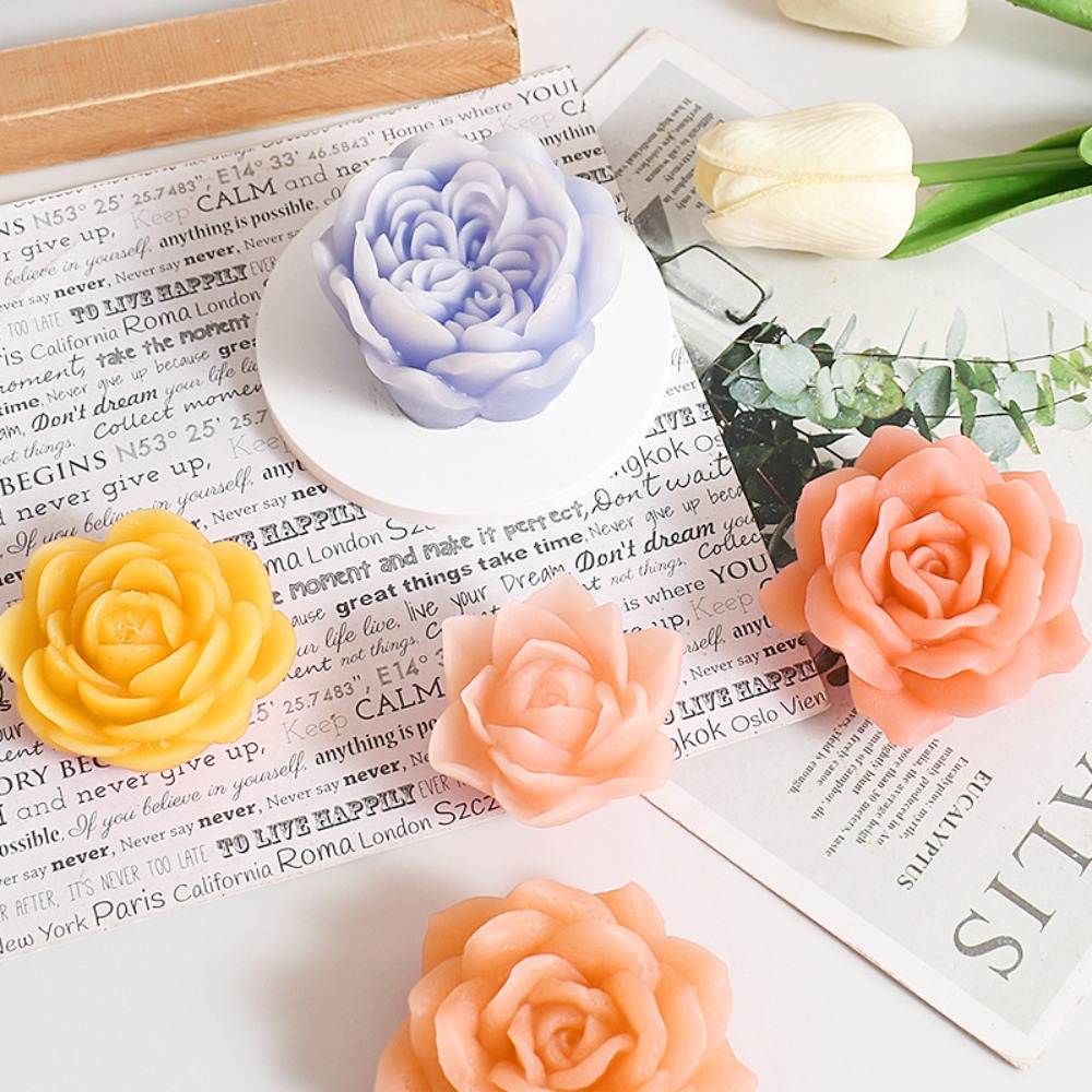 3D Rose Kaars Siliconen Mal Re - Candle Making Austin recensie en prijs