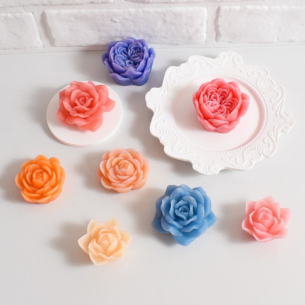 3D Rose Kaars Siliconen Mal Re - Candle Making Austin recensie en prijs