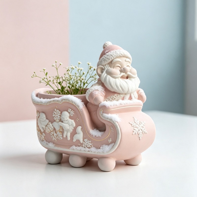 Kerstman-slede siliconen mal D - Candle Making Pot recensie en prijs