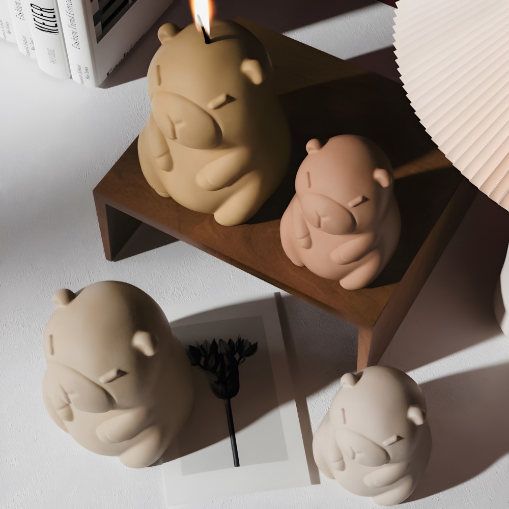 Staande Capibara geurkaars sil - Candle Making Ingredients recensie en prijs