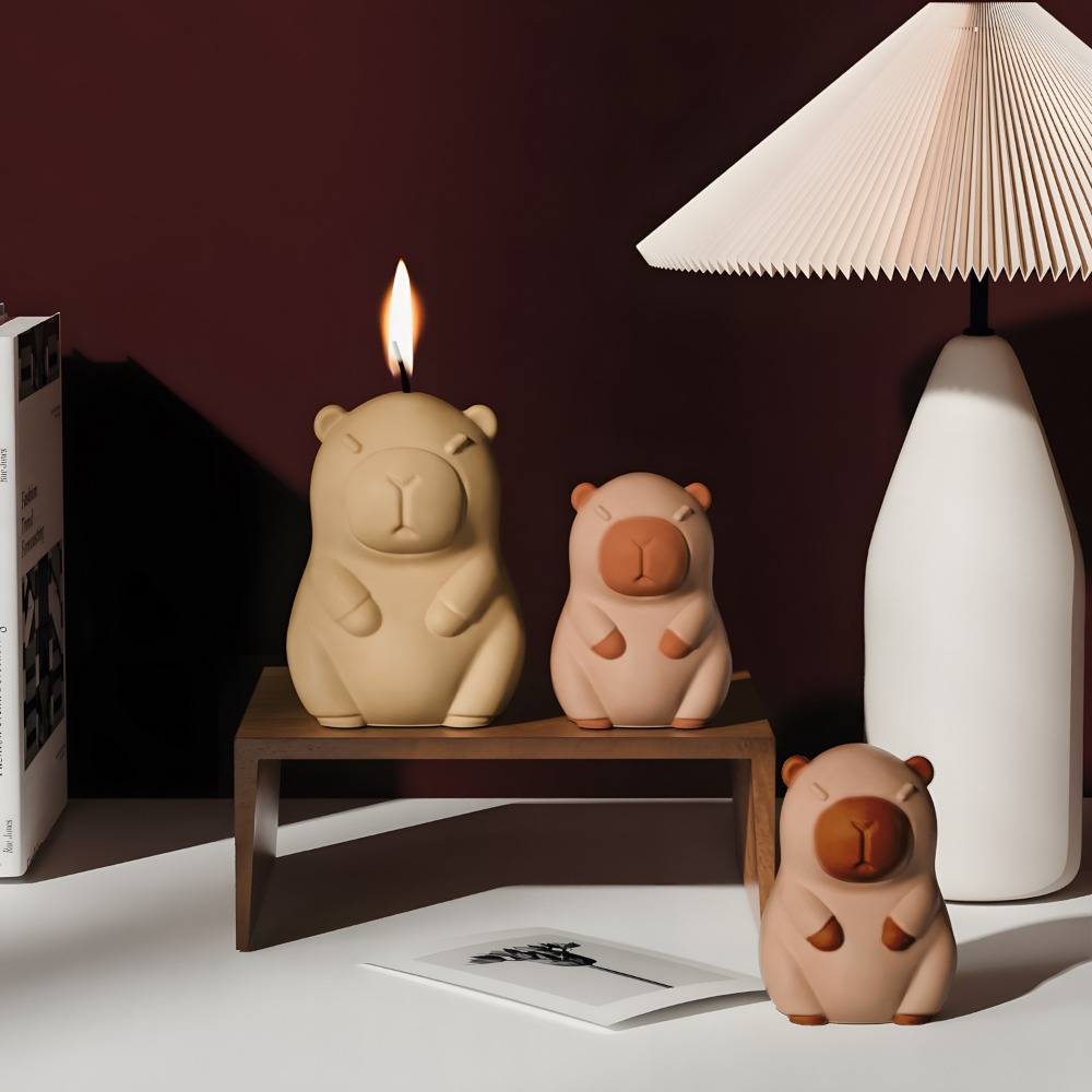 Staande Capibara geurkaars sil - Candle Making Ingredients recensie en prijs