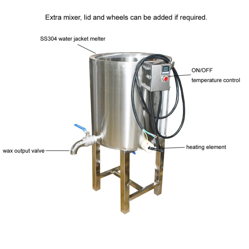 Elektrische 30KG kleine wax sm - Candle Making Machine Price recensie en prijs