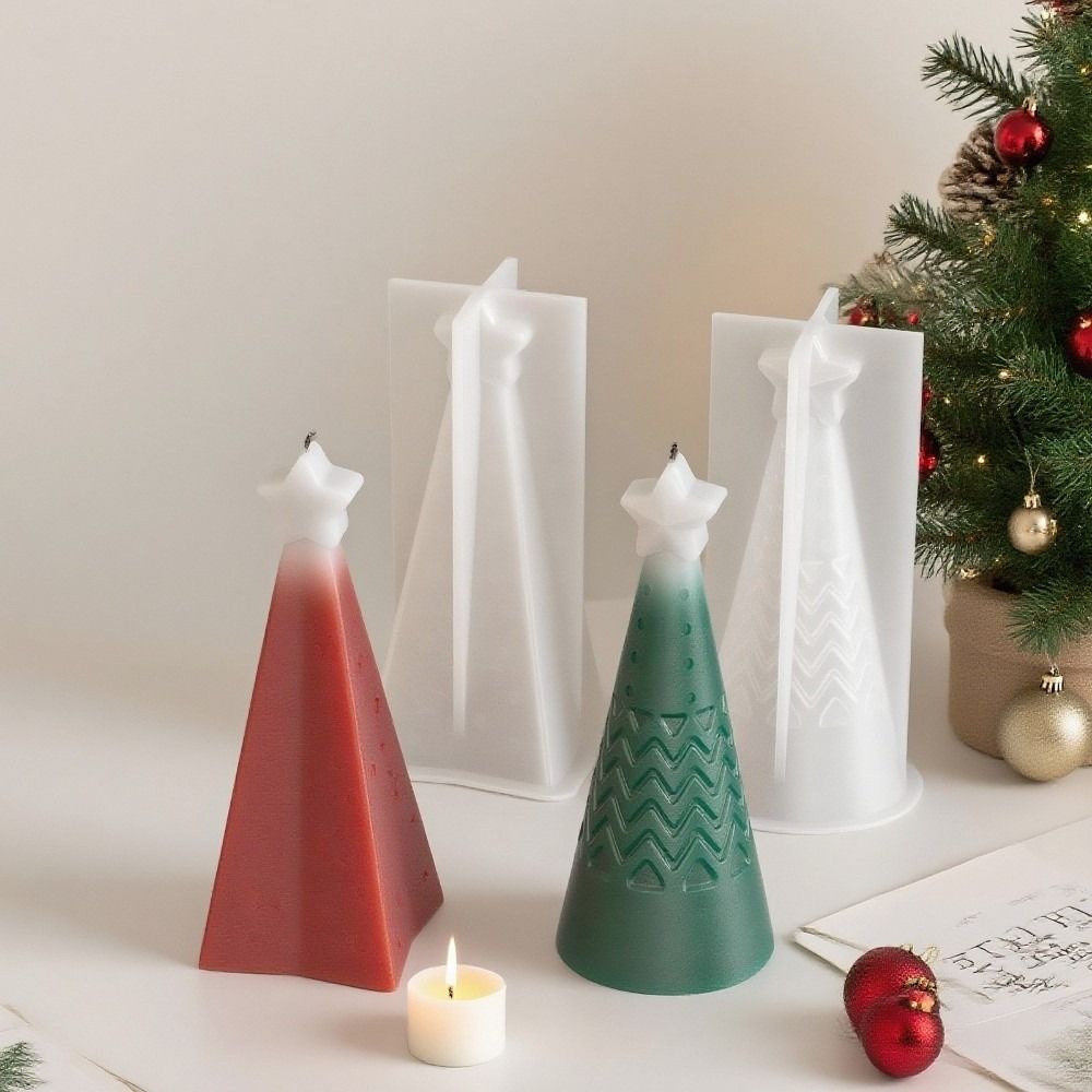 Siliconen kerstkegel kaars sch - Candle Making Kit Xmas recensie en prijs
