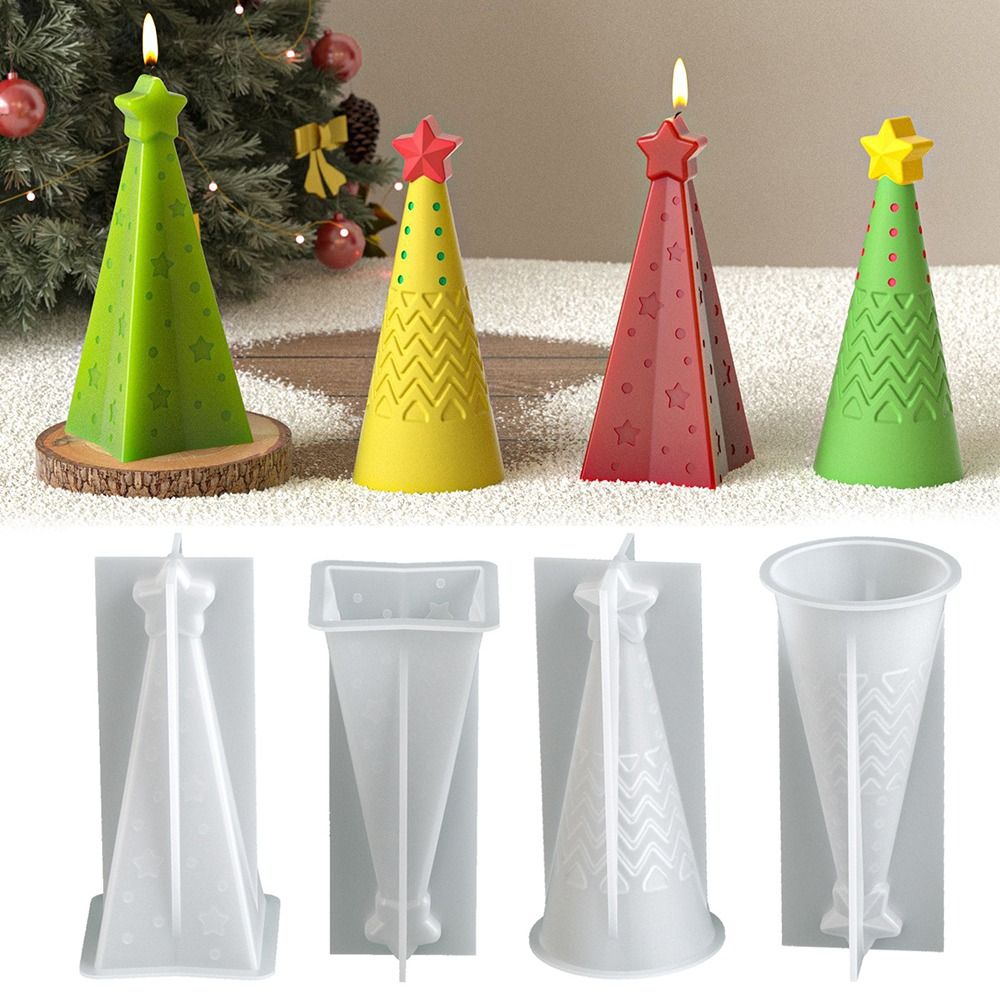 Siliconen kerstkegel kaars sch - Candle Making Kit Xmas recensie en prijs