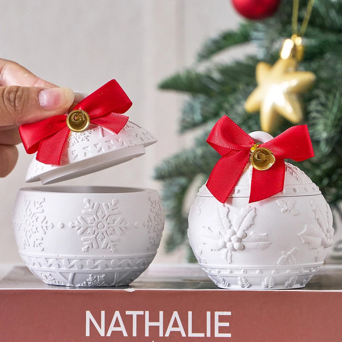Kerst Relief Sneeuw Bessen Kaa - Candle Making Kit Xmas recensie en prijs