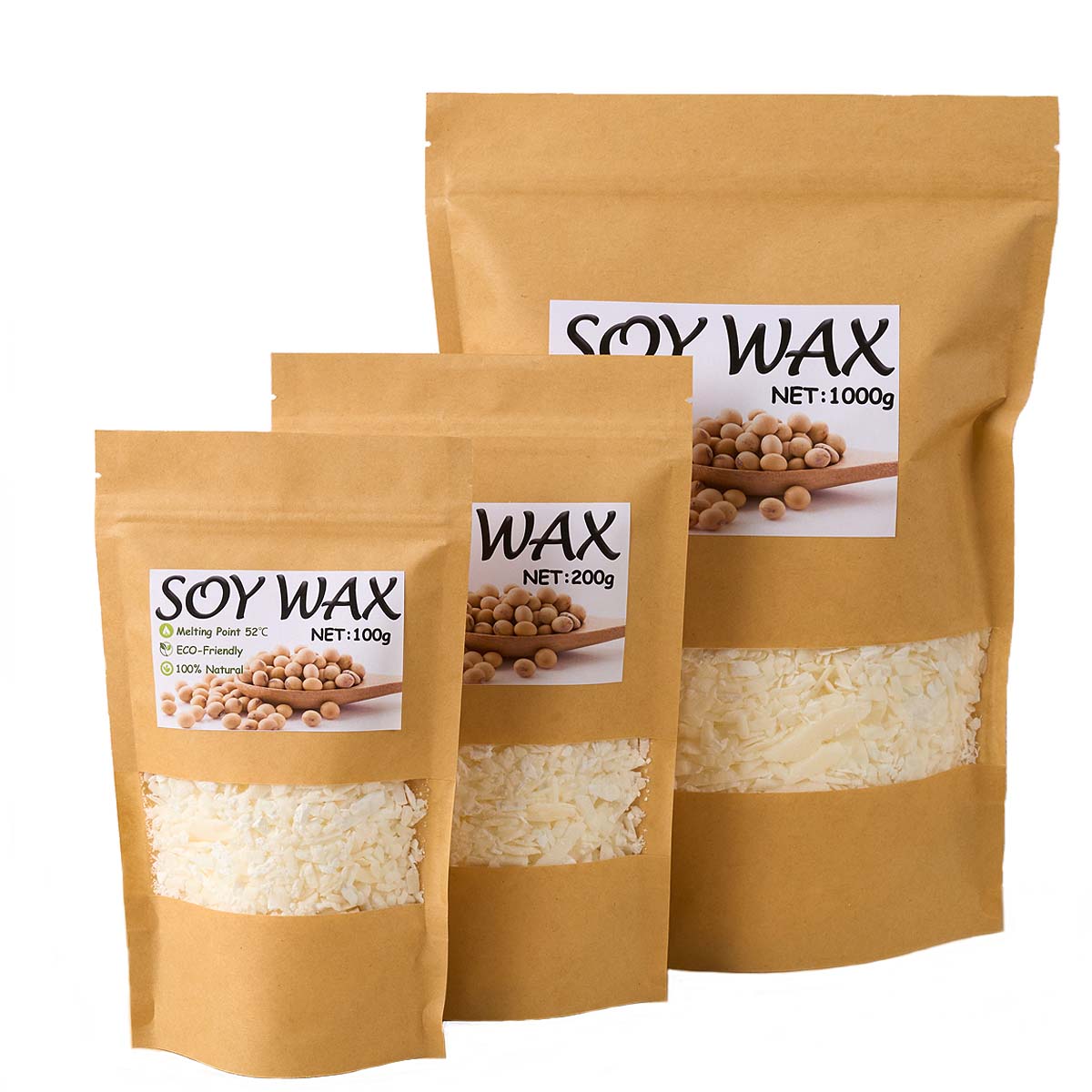1 pond zuiver witte sojawas vo - Candle Making Ingredients recensie en prijs