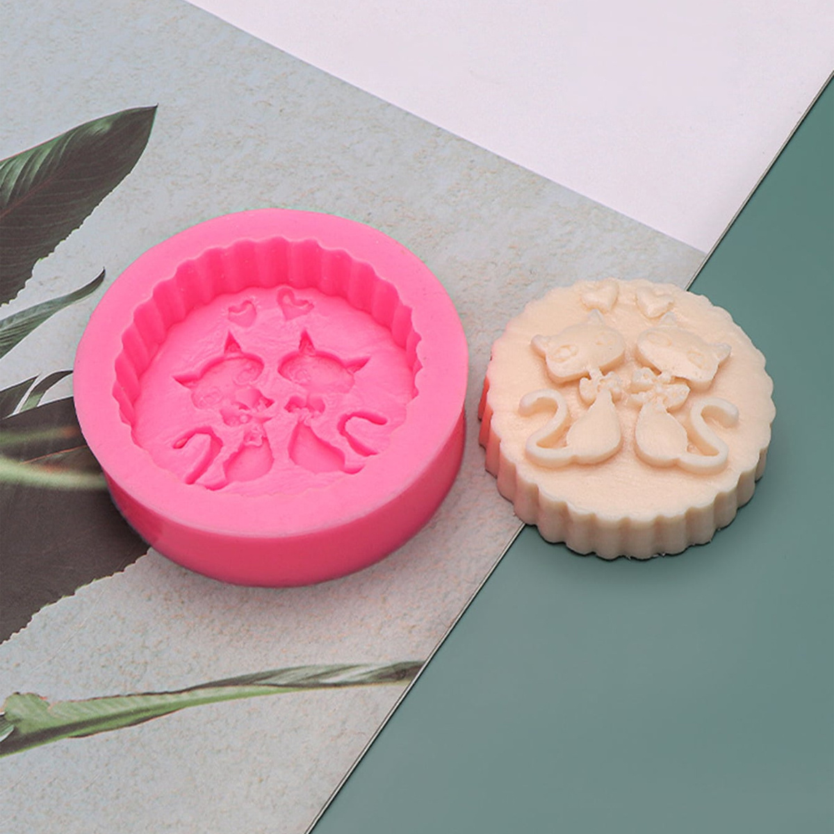 1-delige siliconen kattenvormi - Candle Making Ingredients recensie en prijs
