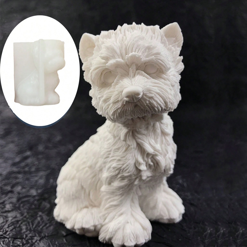 Schattige puppyhond West Highl - Candle Making Yorkshire recensie en prijs