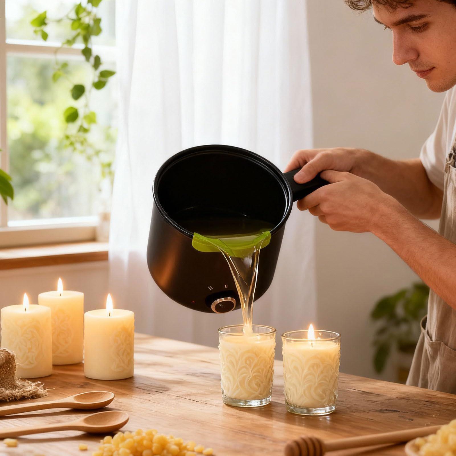 Kaarswas smeltpot 1,5L grote r - Candle Making Ingredients recensie en prijs