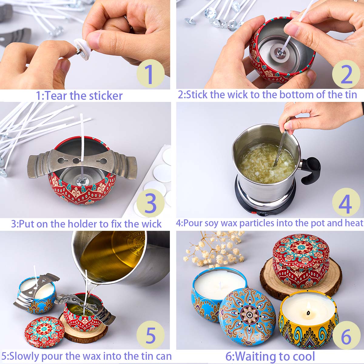 DIY Gereedschapset voor het Ma - Candle Making Pot recensie en prijs