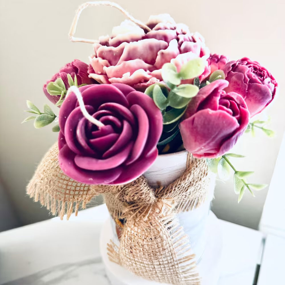 Rose Tulp Siliconen Kaars Schi - Candle Making Austin recensie en prijs