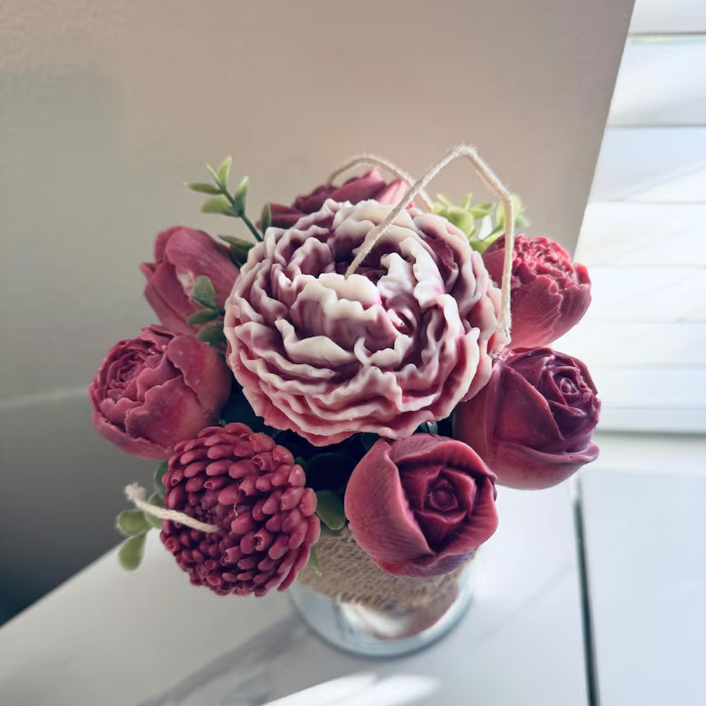 Rose Tulp Siliconen Kaars Schi - Candle Making Austin recensie en prijs