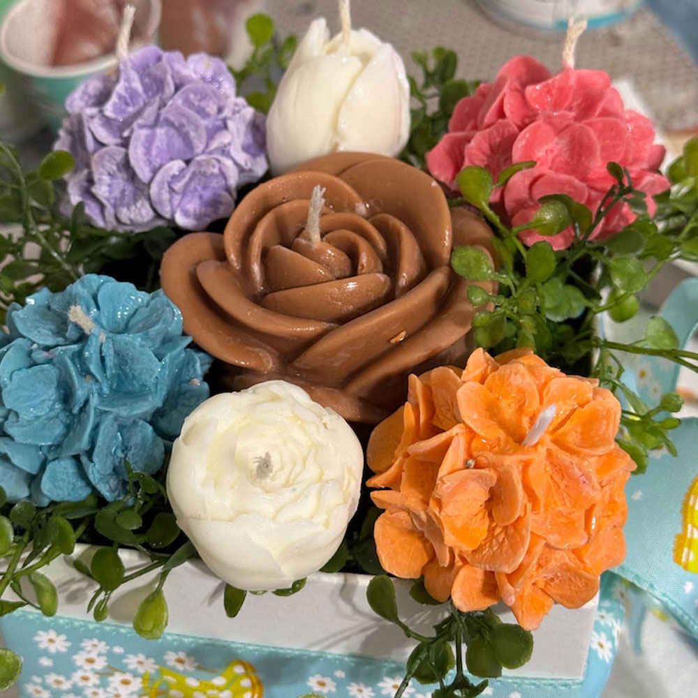 Rose Tulp Siliconen Kaars Schi - Candle Making Austin recensie en prijs