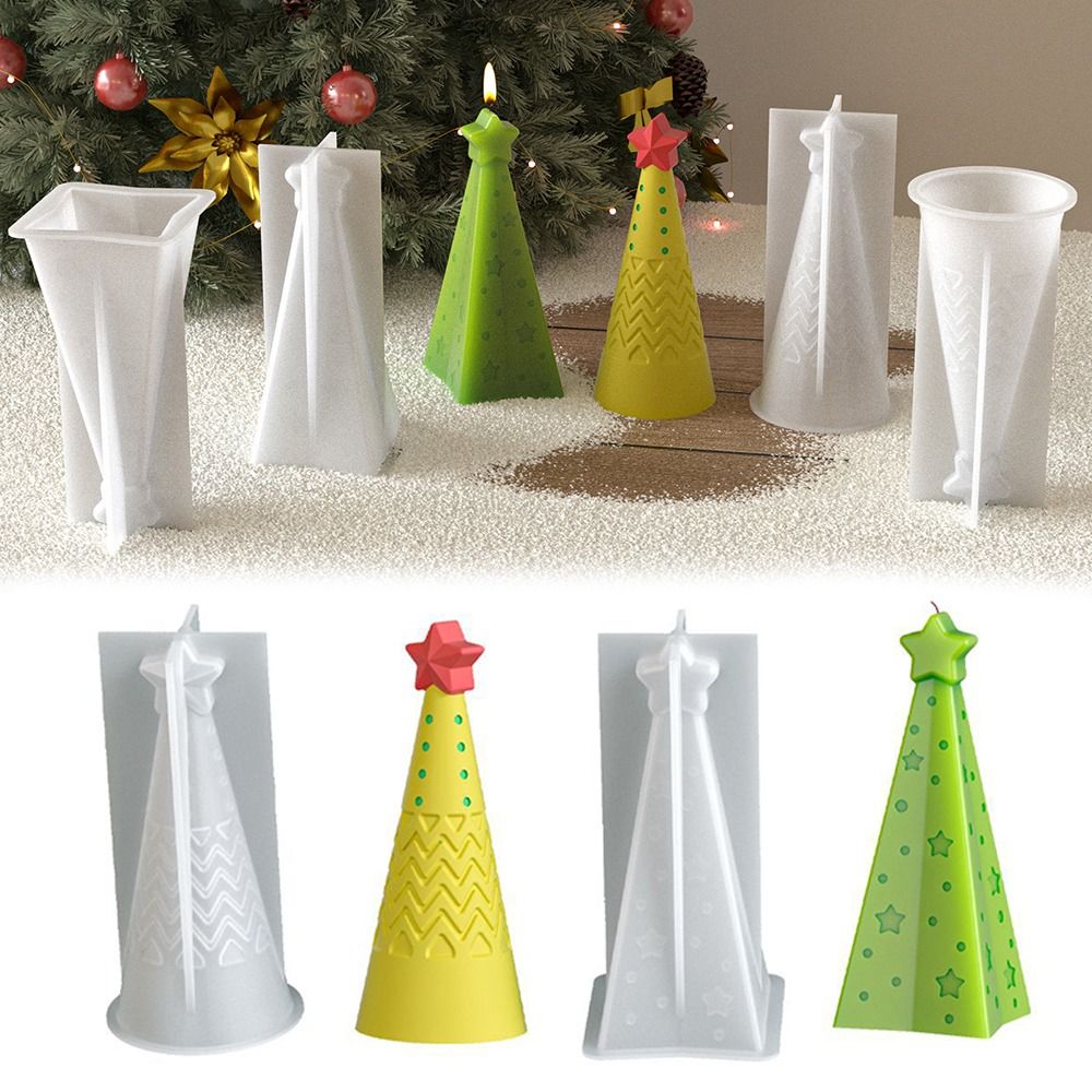 Siliconen Kerstkegel Kaars Sch - Candle Making Kit Xmas recensie en prijs