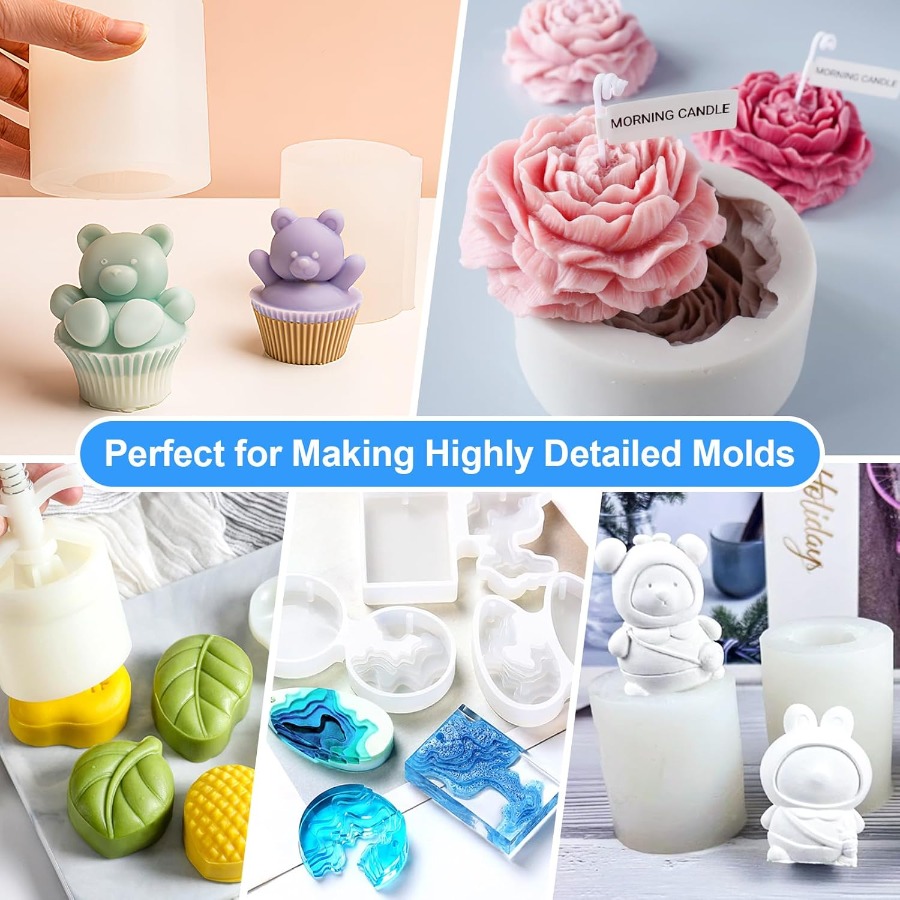 Siliconen mal maken kit, 38.8o - Candle Making Ingredients recensie en prijs